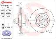 09.D251.11 - Tarcza hamulcowa BREMBO /przód/ VOLVO S90 II 16-