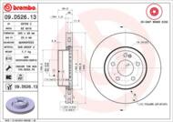 09.D526.13 - Tarcza hamulcowa BREMBO /przód/ DB W205 C-KLASA 14-