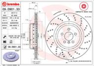 09.D901.33 - Tarcza hamulcowa BREMBO /tył P/ BMW 5 G30,F90 17-