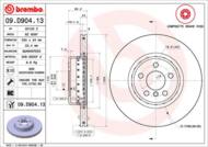 09.D904.13 - Tarcza hamulcowa BREMBO /przód/ BMW 5 G30,F90 16-