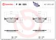 P 06 025 - Klocki hamulcowe BREMBO (odp.GDB1344)