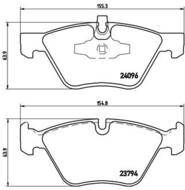 P06040X - Klocki hamulcowe BREMBO /przód/ BMW 1 E87 05-11