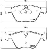 P06057 - Klocki hamulcowe BREMBO BMW 5 E60 03-10