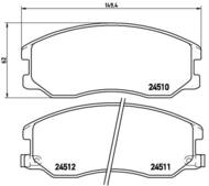 P10003 - Klocki hamulcowe BREMBO OPEL ANTARA 06- PRZÓD