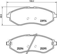 P10057 - Klocki hamulcowe BREMBO /przód/ CHEVROLET AVEO 08-