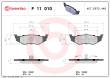 P 11 010 - Klocki hamulcowe BREMBO (odp.GDB1234)