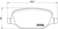P23109 - Klocki hamulcowe BREMBO (odp.GDB1493)