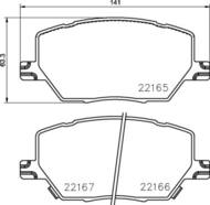 P23164 - Klocki hamulcowe BREMBO FIAT 500X 14-