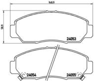 P28047 - Klocki hamulcowe BREMBO (odp.GDB3268)