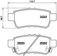 P28062 - Klocki hamulcowe BREMBO /tył/ HONDA CR-V III 07-