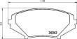 P 49 034 - Klocki hamulcowe BREMBO (odp.GDB3356)