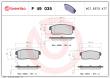 P 49 035 - Klocki hamulcowe BREMBO (odp.GDB3357) CHEVROLET/MAZDA/SUZUKI