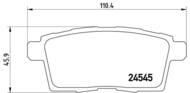 P49041 - Klocki hamulcowe BREMBO /tył/ MAZDA CX-7 07-