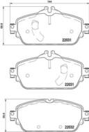 P50119 - Klocki hamulcowe BREMBO /przód/ DB W205 C-KLASA 13-