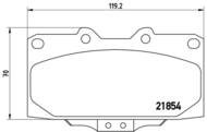 P56034 - Klocki hamulcowe BREMBO /przód/ NISSAN 200SX 93-99