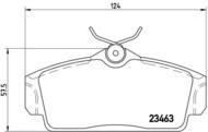 P56036 - Klocki hamulcowe BREMBO 