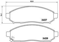 P56059 - Klocki hamulcowe BREMBO NISSAN NAVARA 05-