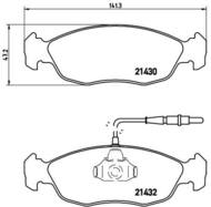 P61054 - Klocki hamulcowe BREMBO PSA 306 93-97