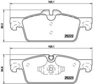 P61112 - Klocki hamulcowe BREMBO /przód/ PSA 508 10-