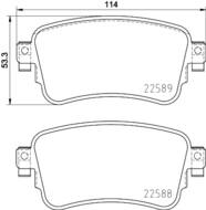 P61133 - Klocki hamulcowe BREMBO /tył/ PSA JUMPY 16-