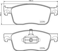 P61134 - Klocki hamulcowe BREMBO /przód/ PSA JUMPY 16-