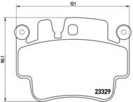 P65009 - Klocki hamulcowe BREMBO PORSCHE BOXSTER 987 04-