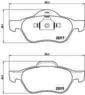 P68029 - Klocki hamulcowe BREMBO (odp.GDB1787) LAGUNA 07- 15