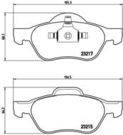 P68048 - Klocki hamulcowe BREMBO RENAULT MEGANE II 05-