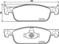 P68065 - Klocki hamulcowe BREMBO RENAULT CLIO 15-