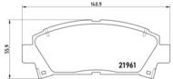 P83028 - Klocki hamulcowe BREMBO TOYOTA AVENSIS 00-01