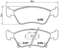 P83041 - Klocki hamulcowe BREMBO TOYOTA AVENSIS 97-03