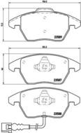 P85075 - Klocki hamulcowe BREMBO (odp.GDB1550)