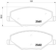 P85121 - Klocki hamulcowe BREMBO /przód/ VAG FABIA 07-