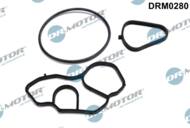 DRM0280 - Uszczelka obudowy filtra oleju DR.MOTOR /zestaw/ PSA/OPEL/MINI BERLINGO/C3/C4/7/308 1.4-1.6 06-