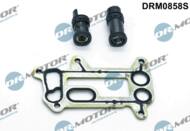 DRM0858S - Uszczelka chłodnicy oleju DR.MOTOR /zestaw-3szt./ BMW (11427802114+11427802115+11427802115)