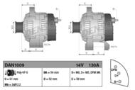 DAN1009 DEN - Alternator DENSO 