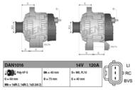 DAN1016 DEN - Alternator DENSO 