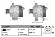 DAN1076 DEN - Alternator DENSO 