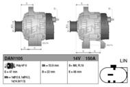 DAN1105 DEN - Alternator DENSO 