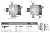 DAN1118 DEN - Alternator DENSO 