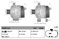 DAN1121 DEN - Alternator DENSO 