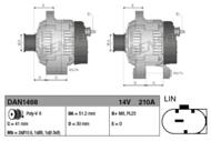 DAN1468 DEN - Alternator DENSO 