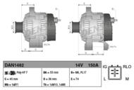 DAN1482 DEN - Alternator DENSO 