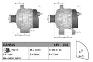 DAN525 DEN - Alternator DENSO 