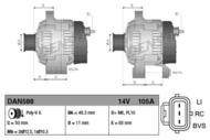 DAN588 DEN - Alternator DENSO 