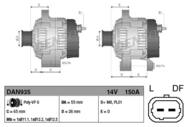 DAN935 DEN - Alternator DENSO 