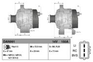 DAN991 DEN - Alternator DENSO 