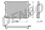 DCN13001 DEN - Skraplacz klimatyzacji DENSO 