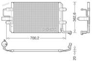 DCN32022 DEN - Skraplacz klimatyzacji DENSO 