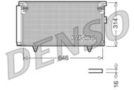 DCN36001 DEN - Skraplacz klimatyzacji DENSO 